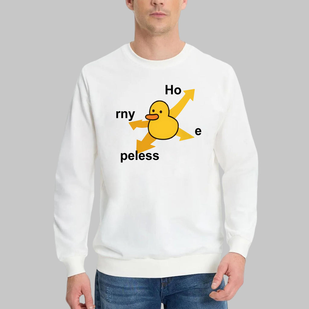Ho rny Peless Duck In Distress Shirt
