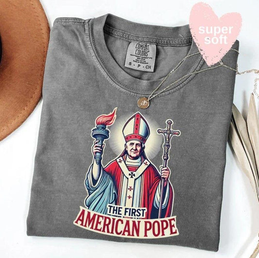 Robert Francis Prevost First American Pope T-Shirt, Pope Leo XIV Shirt