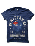 Robert Whittaker Navy Blue T-Shirt Hoodie, Sweatshirt | CoreVibeTees.com