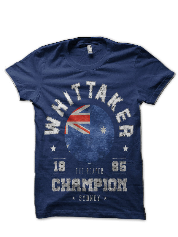 Robert Whittaker Navy Blue T-Shirt Hoodie, Sweatshirt | CoreVibeTees.com