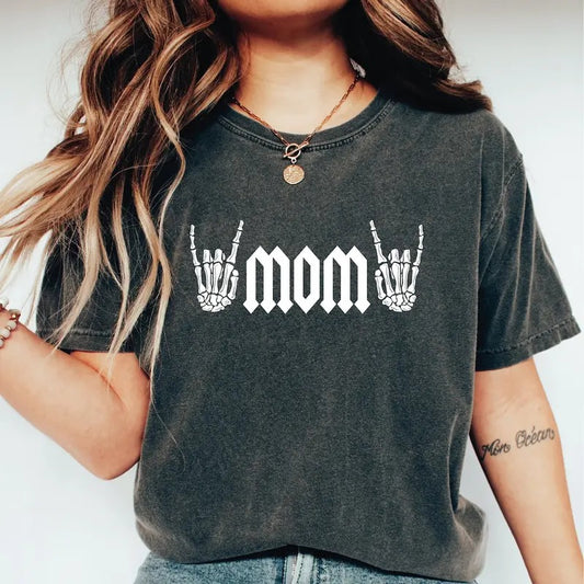 Rock Mama Shirts, Birthday Gift For Mom, Heavy Metal Mom Tshirt, Rocker Mom Shirt, Mothers Day Gift