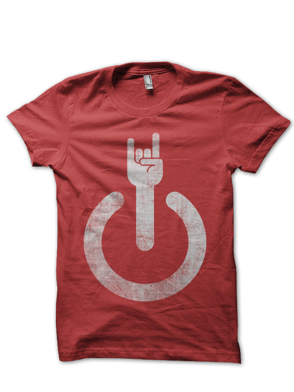 Rock On Red Tee Hoodie, Sweatshirt | CoreVibeTees.com