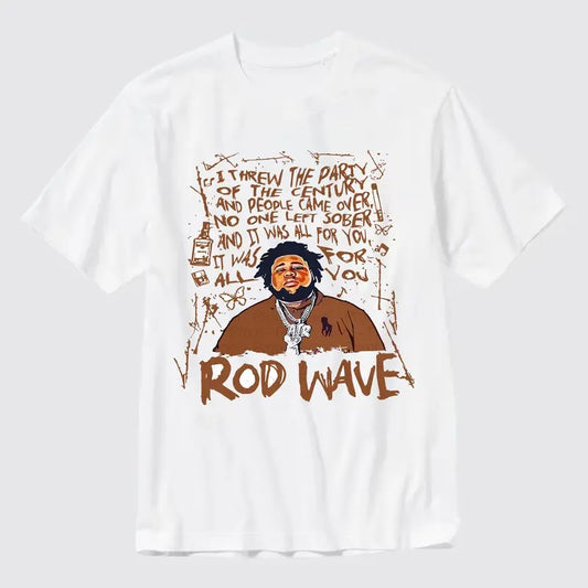 Rod Wave 2024 Tour Gift Tee - Last Lap Graphic Shirt for Fans