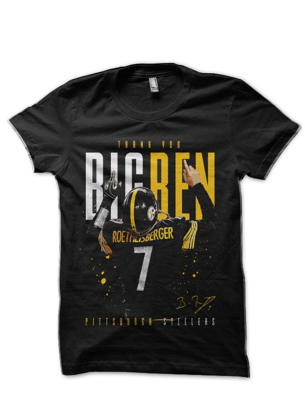 Roethlisberger Ben Black T-Shirt Hoodie, Sweatshirt | CoreVibeTees.com