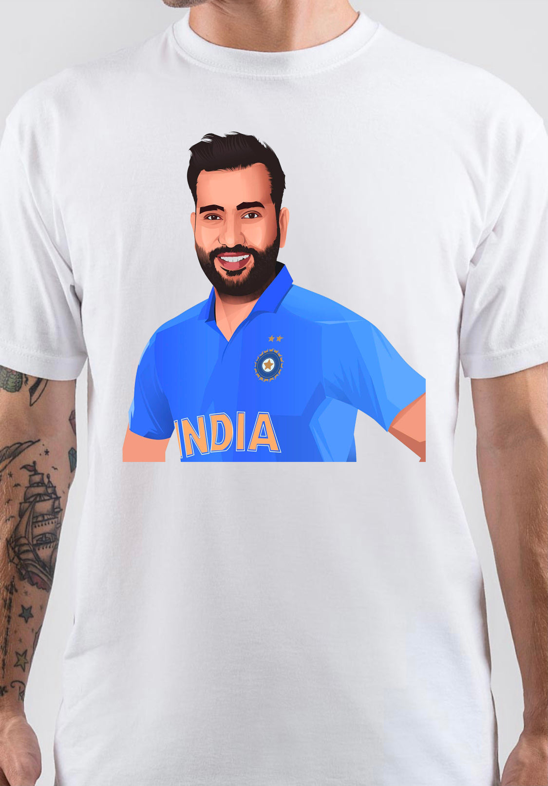 Rohit Sharma T-Shirt Style004 Hoodie, Sweatshirt | CoreVibeTees.com