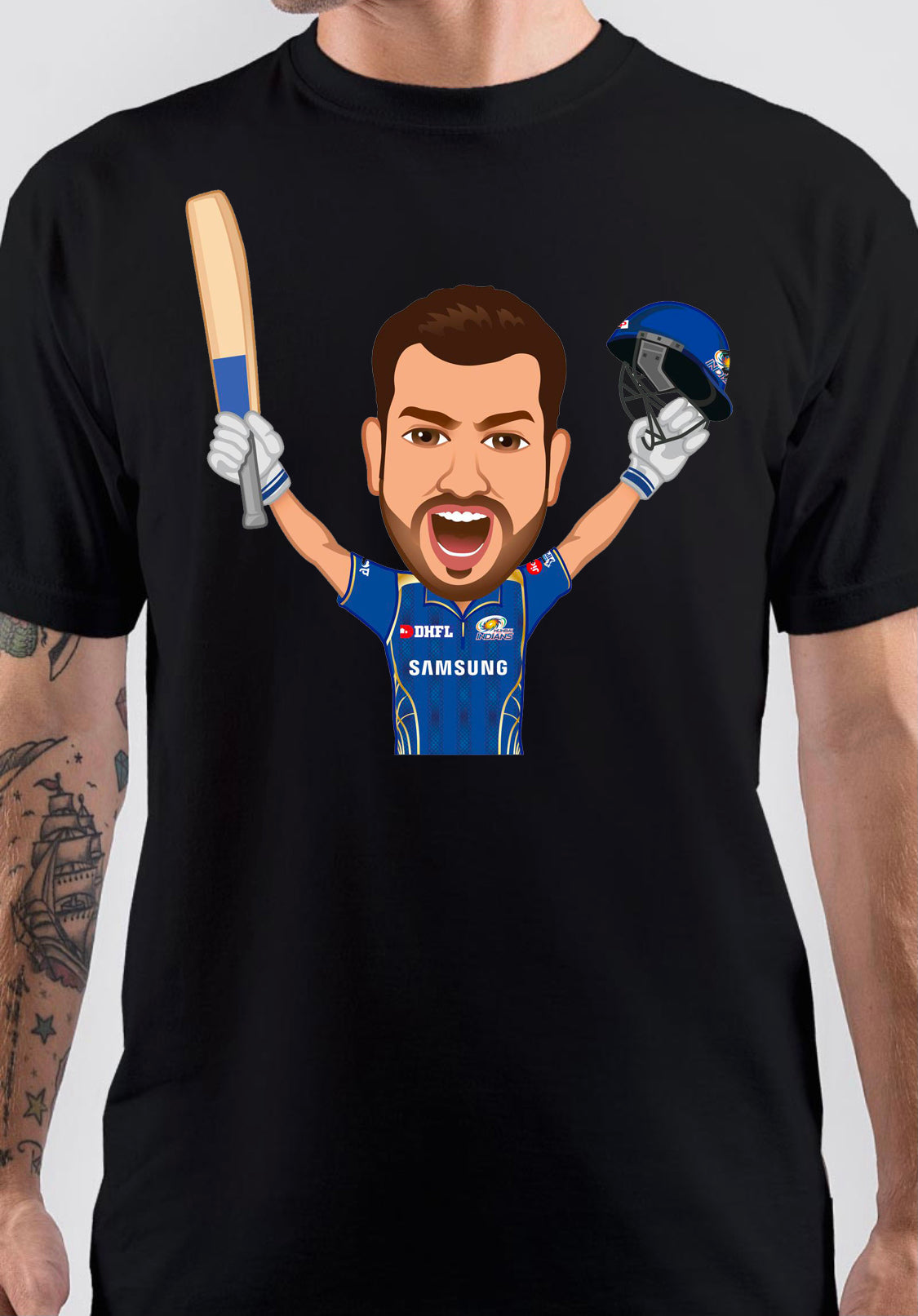 Rohit Sharma T-Shirt Style002 Hoodie, Sweatshirt | CoreVibeTees.com