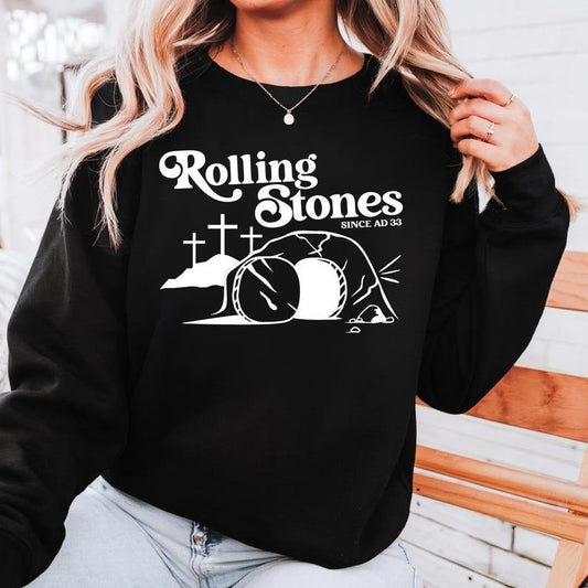 Rolling Stones Christian tshirt, Resurrection Tomb tshirt, Easter Digital Download for Cricut Shirts Mugs Crafts, tshirt hot trend