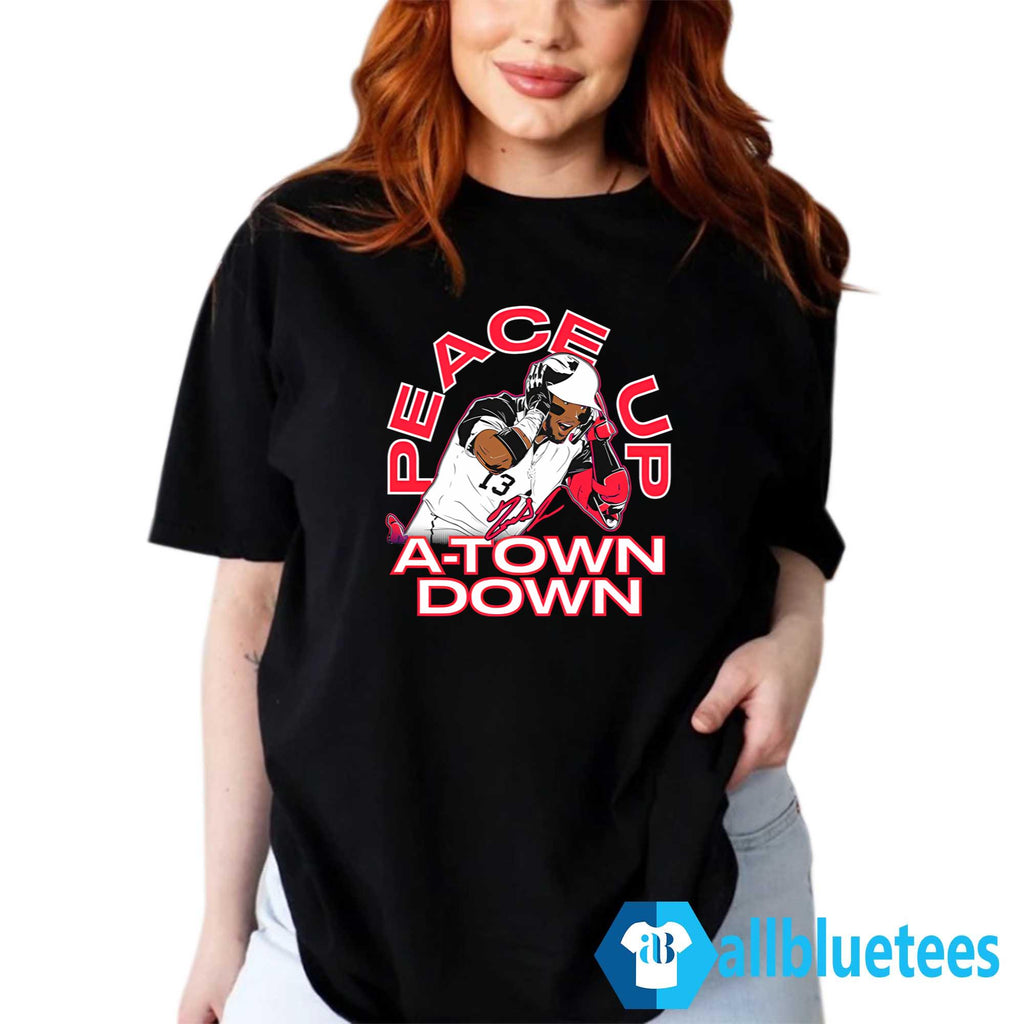 Ronald Acuna Jr The Grenade Peace Up A-Town Down Shirt