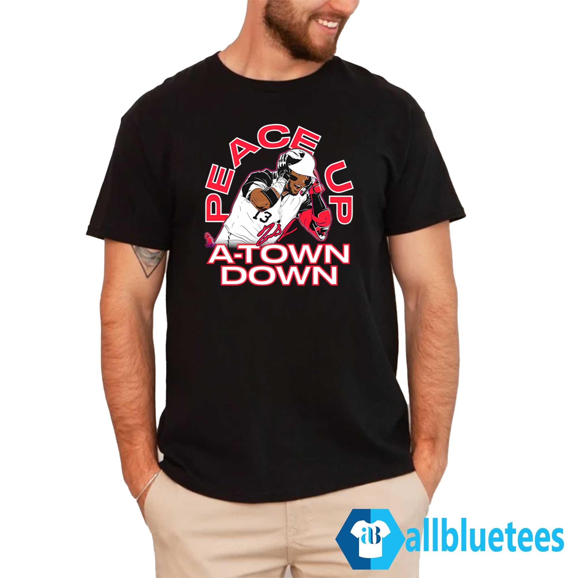 Ronald Acuna Jr The Grenade Peace Up A-Town Down Shirt
