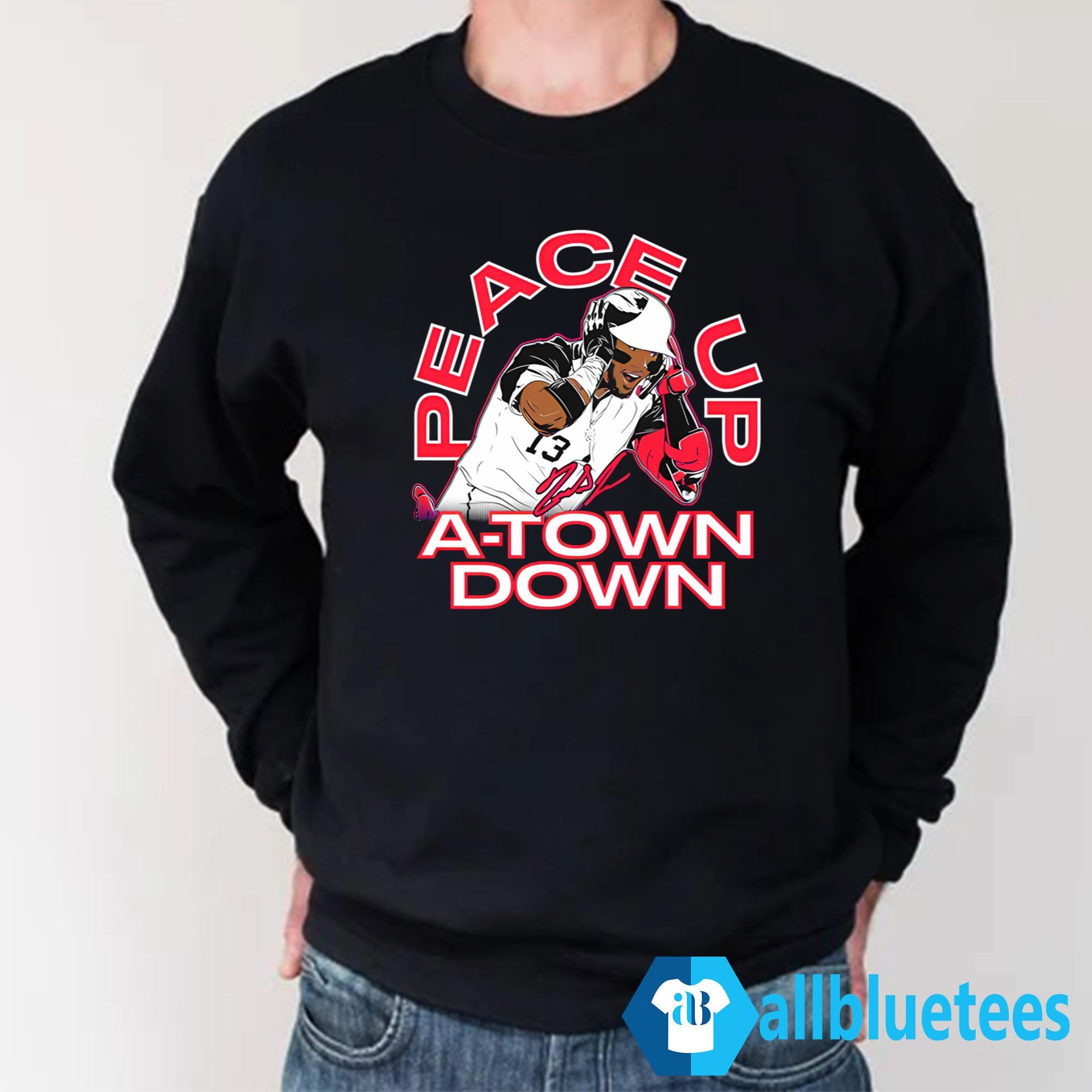 Ronald Acuna Jr The Grenade Peace Up A-Town Down Shirt