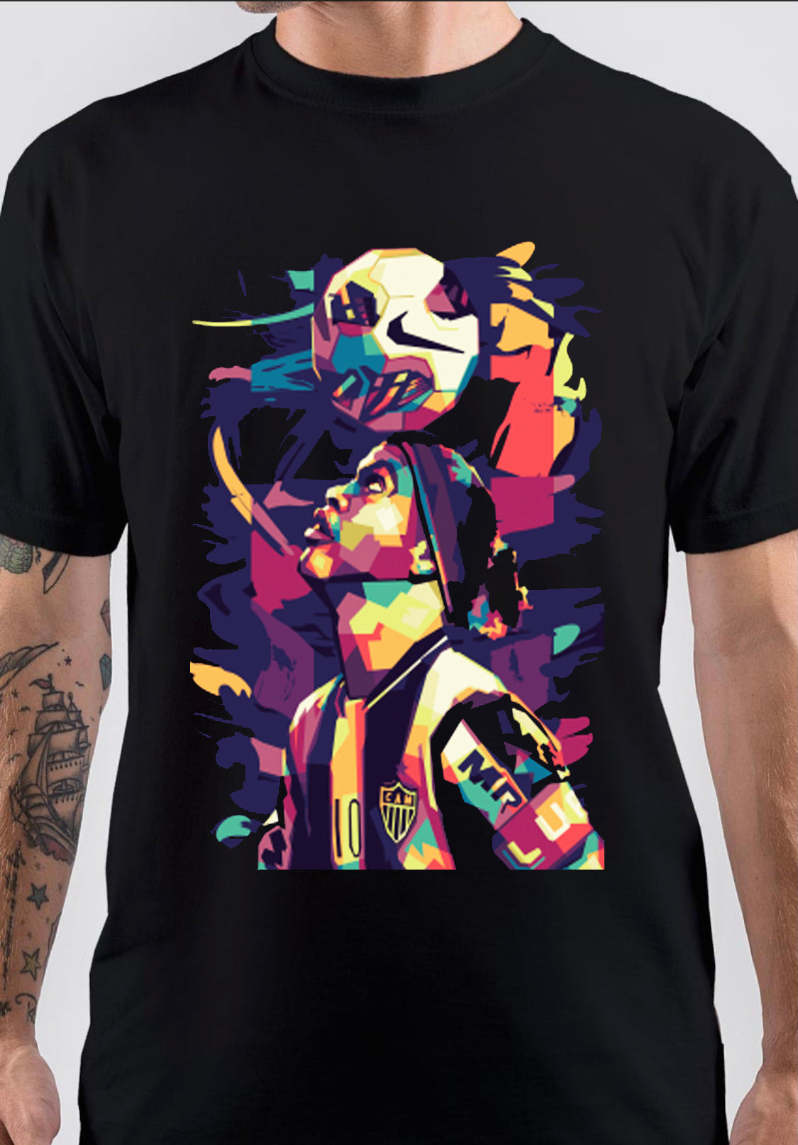Ronaldinho Art T-Shirt Style001 Hoodie, Sweatshirt | CoreVibeTees.com