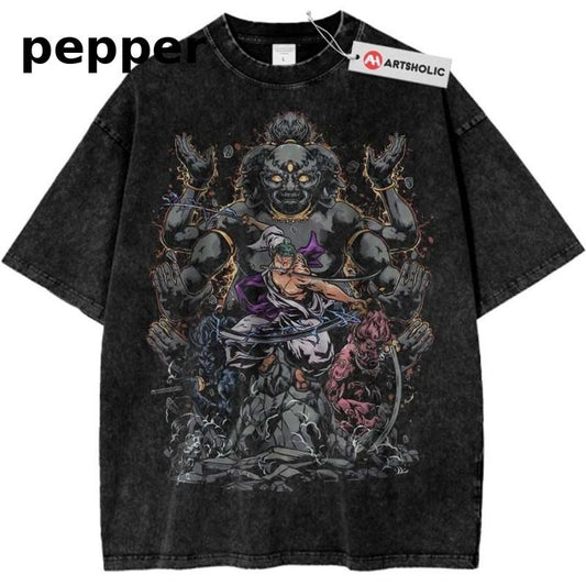 Roronoa Zoro Shirt, One Piece Shirt, Anime Shirt, Vintage T-Shirtstyle{n002}3