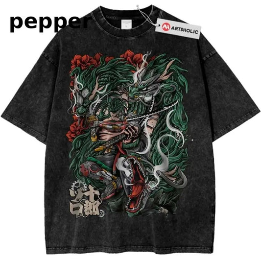 Roronoa Zoro Shirt, One Piece Shirt, Anime Shirt, Vintage Tee