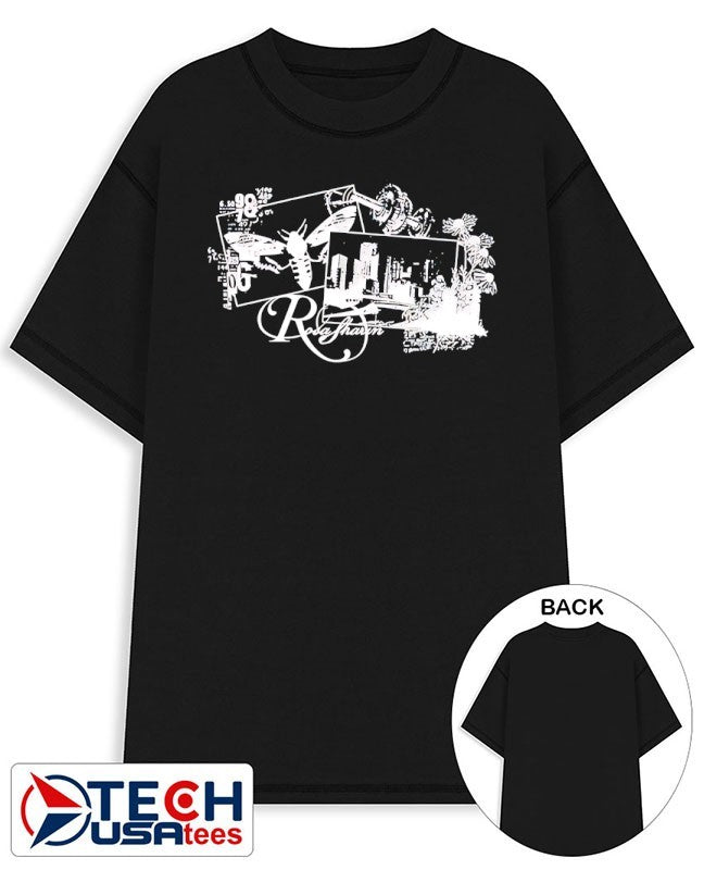Rosasharin collage shirt
