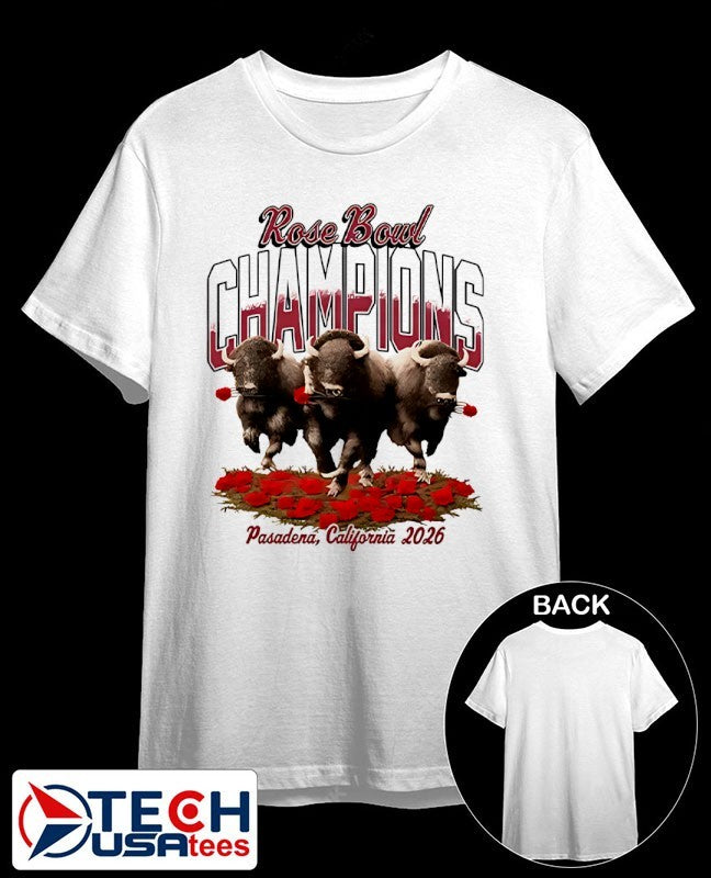 Rose Bowl Game Champions Pasadena California 2026 mascot shirt