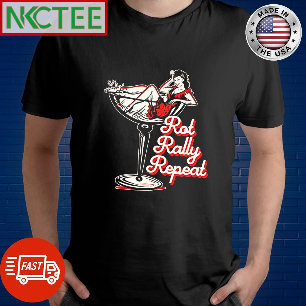 Rot Rally Repeat women cocktail shirt