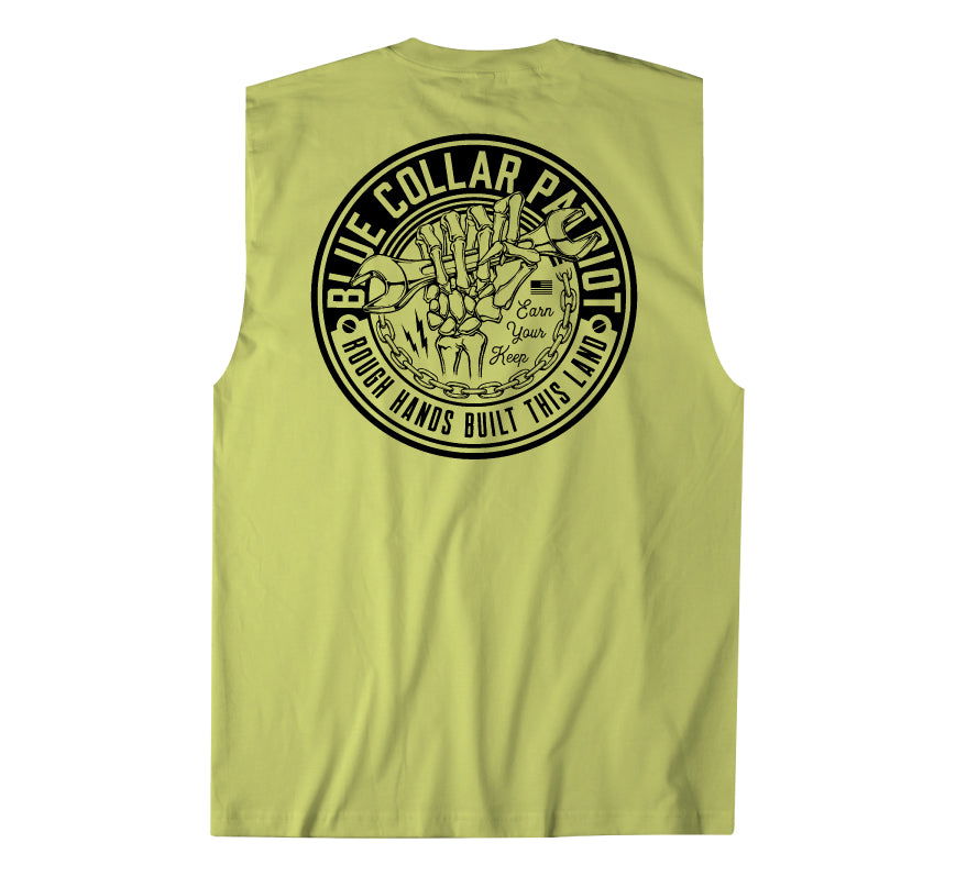 Rough Hands Muscle Tee Hoodie, Sweatshirt | CoreVibeTees.com (Image 1)