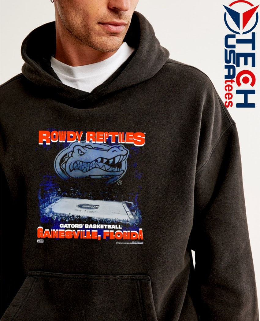 Rowdy Reptiles Gainesville Florida Gators Basketball shirt