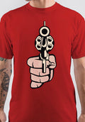 Roy Lichtenstein Holding Gun T-Shirt Hoodie, Sweatshirt | CoreVibeTees.com