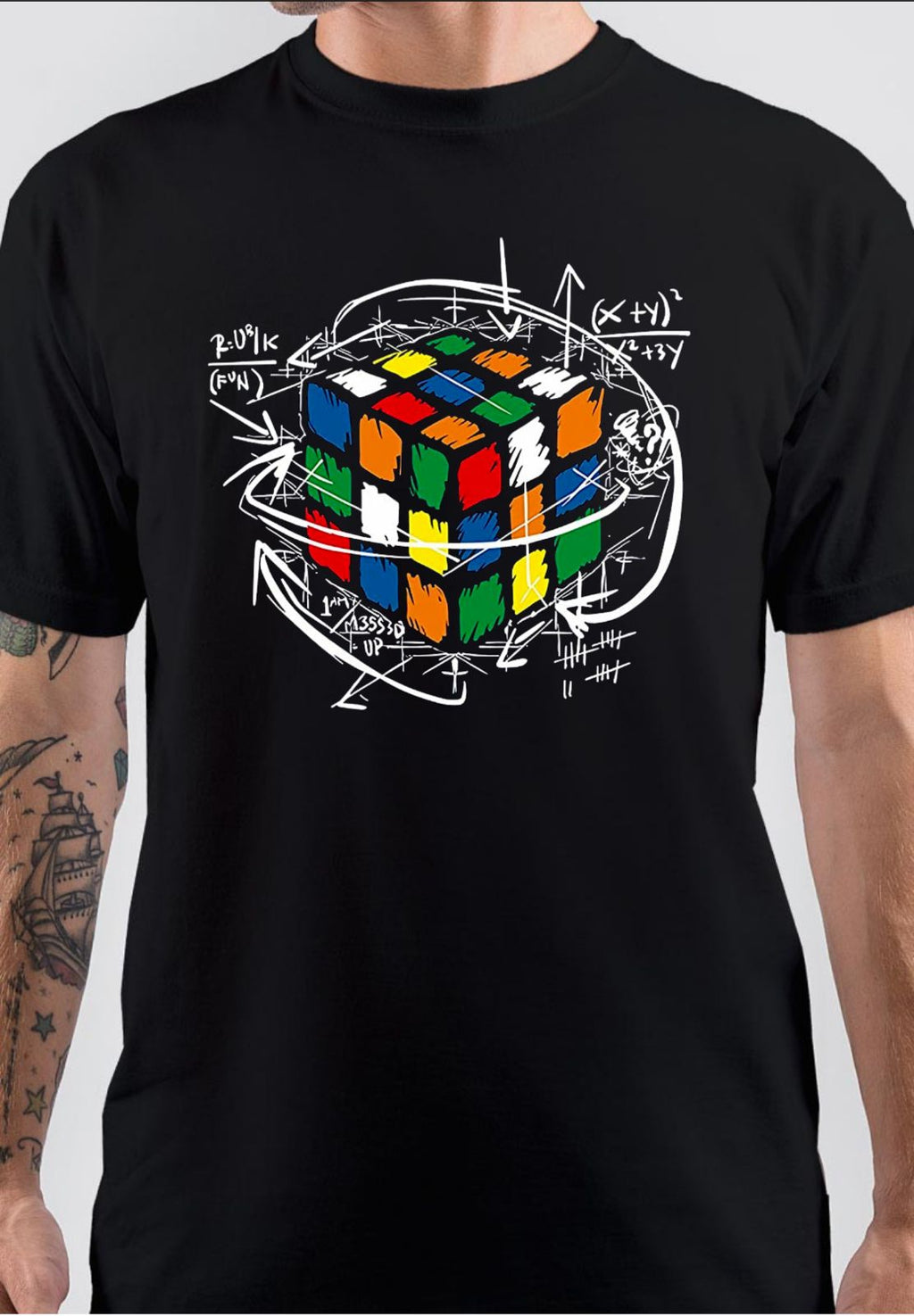 Rubik Cube Black T-Shirt Hoodie, Sweatshirt | CoreVibeTees.com