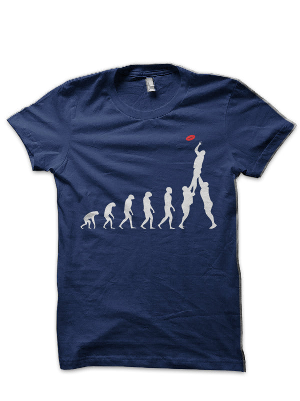 Rugby Evolution Of Man T-Shirt Hoodie, Sweatshirt | CoreVibeTees.com