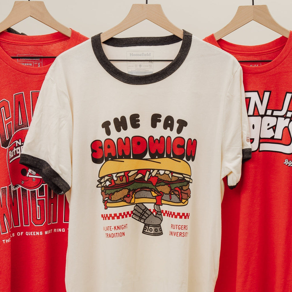 Rutgers Fat Sandwich Ringer Tee Style001 Hoodie, Sweatshirt | CoreVibeTees.com (Image 2)