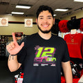 Ryan Blaney Team Penske no 12 Body Armor Flash IV signature shirt