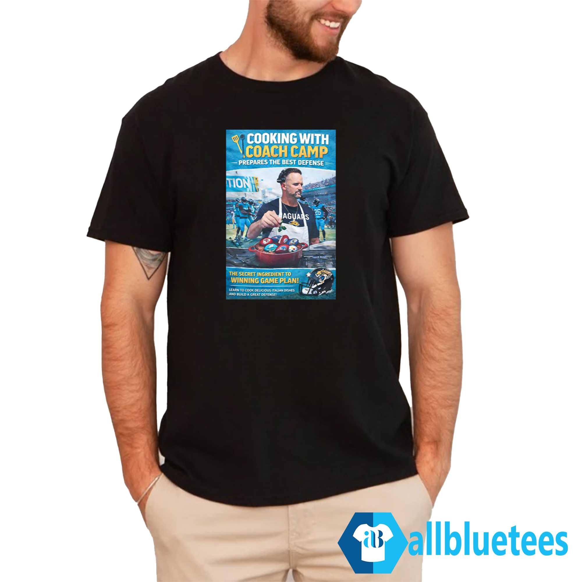Ryan Nielsen Jaguars Cooking With Coach Camp Shirt