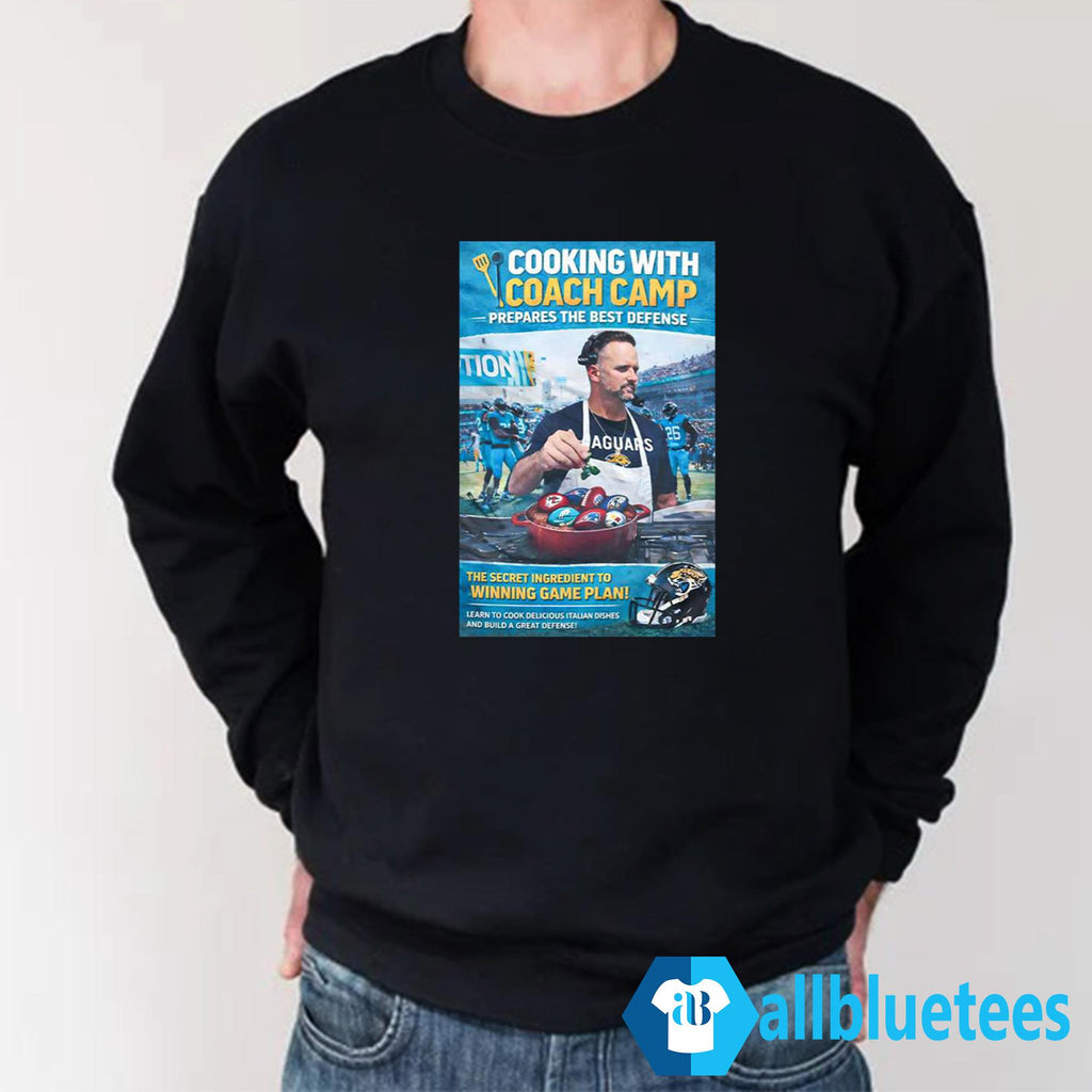 Ryan Nielsen Jaguars Cooking With Coach Camp Shirt