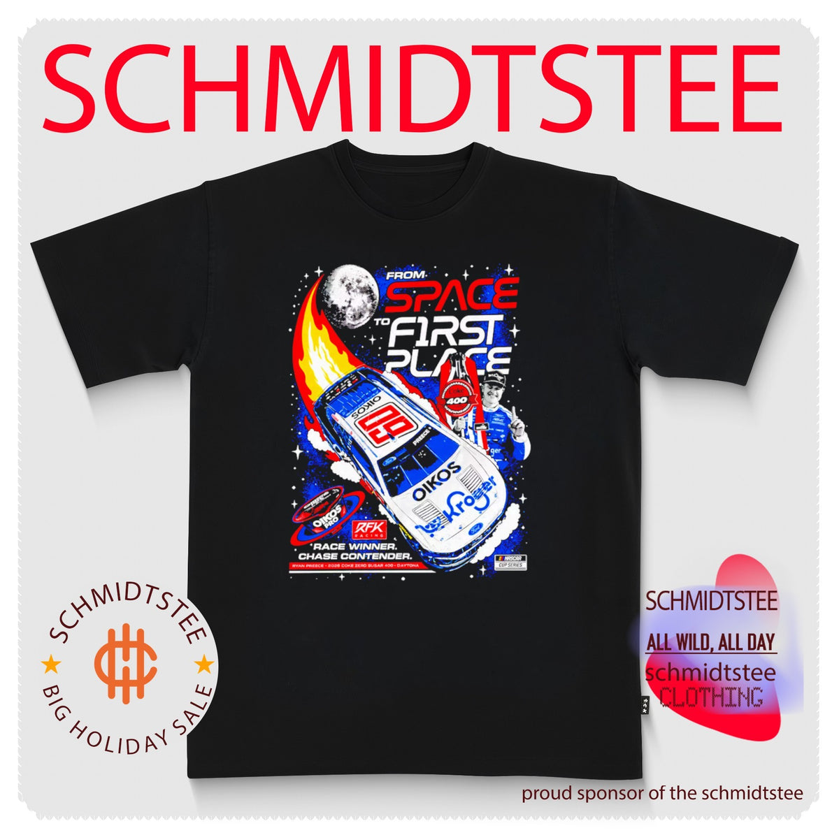 Ryan Preece From Space To First Place Shirt