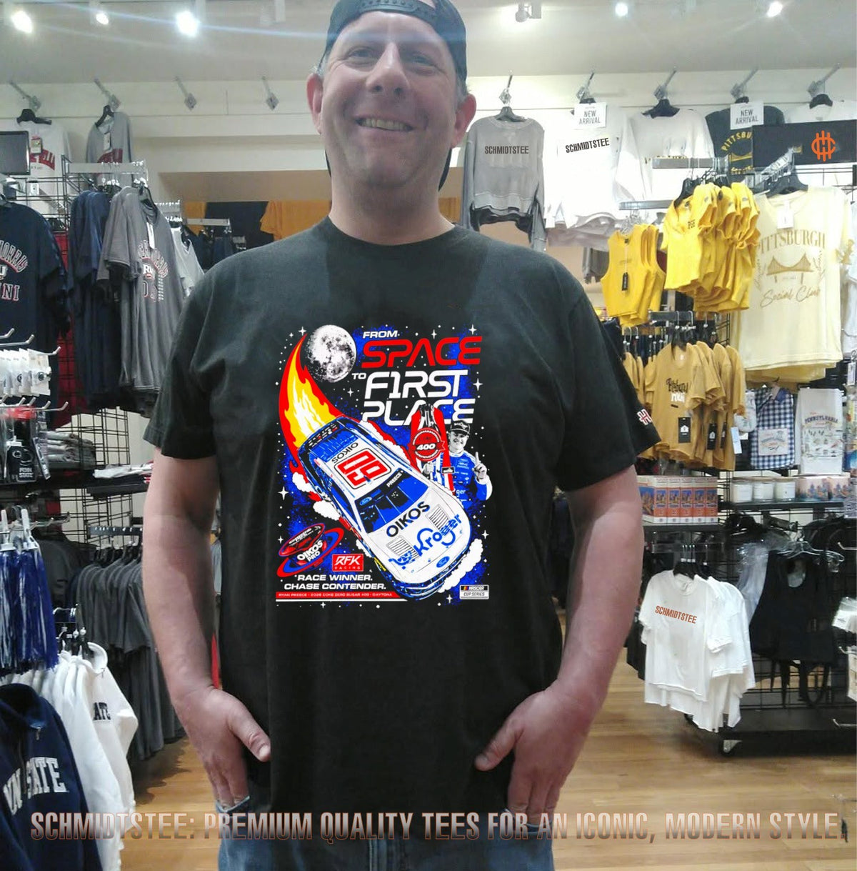 Ryan Preece From Space To First Place Shirt