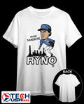 Ryne Sandberg Ryno Chicago Cubs superstar caricature shirt