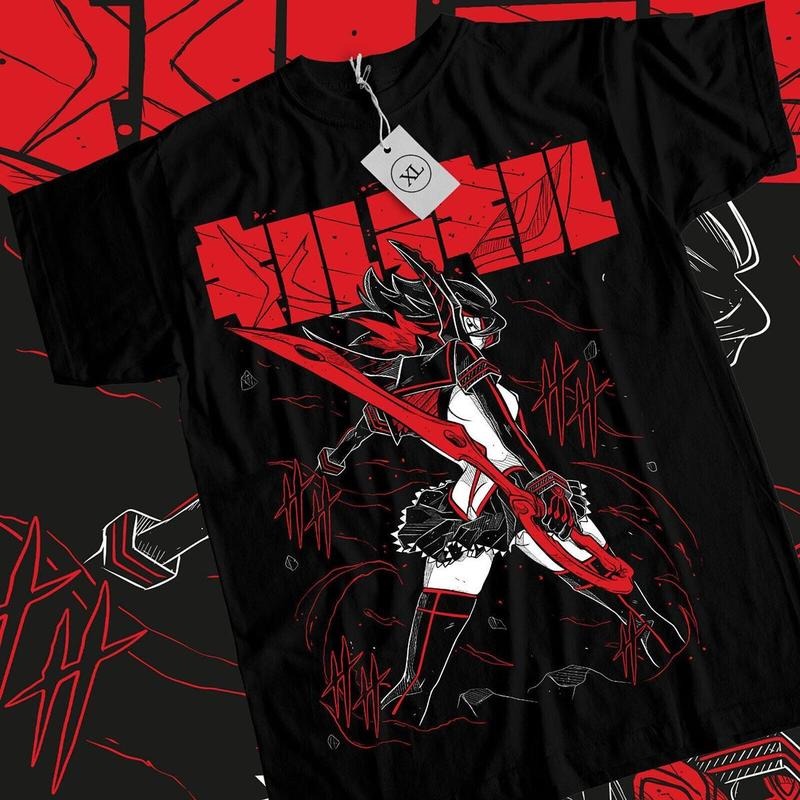 Ryuko Matoi Anime Girl Unisex Shirt Sweatshirt, Hoodie, Comfort Colors