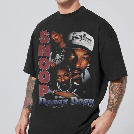 S.Noop D.Oggy D.Ogg T Shirt, S.Noop D.Oggy D.Ogg West Coat Rap Style Black Crew T Shirt, Snoop 90s Inspired T Shirt, Retro Rapper Merch, Streetwear Music Icon Tee, Unisex T-Shirt, Gifts For Men Women, Short Sleeve Tee Shirt