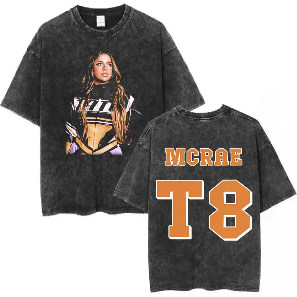 Tate McRae So Close To What Miss Possessive Tour 2025 Double Sided Mineral Wash T-shirt Style001 Hoodie, Sweatshirt