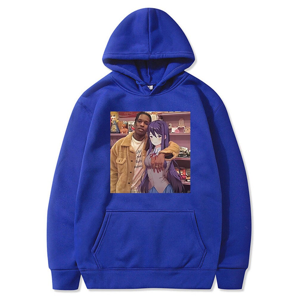 ASAP Rocky Anime Darling In The Franxx Zero Hoodies  Streetwear Unisex T-Shirts, Sweatshirt | CoreVibeTees.com (Image 2)