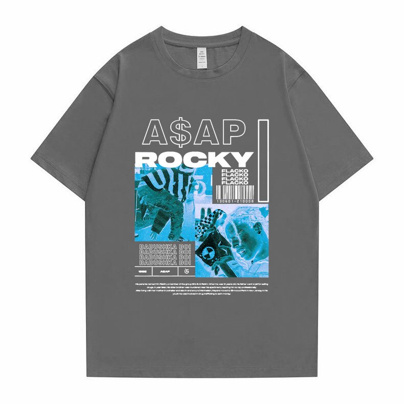 Asap Rocky  T shirt Oversized Streetwear Unisex Hoodie, Sweatshirt | CoreVibeTees.com (Image 2)