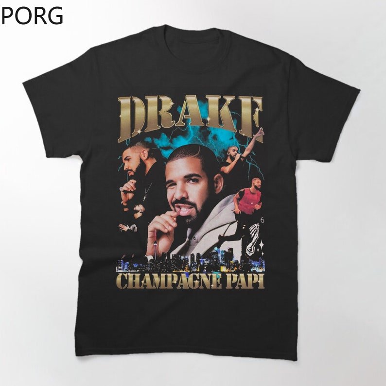Drake Vintage Retro T-shirt Hoodie, Sweatshirt | CoreVibeTees.com (Image 1)