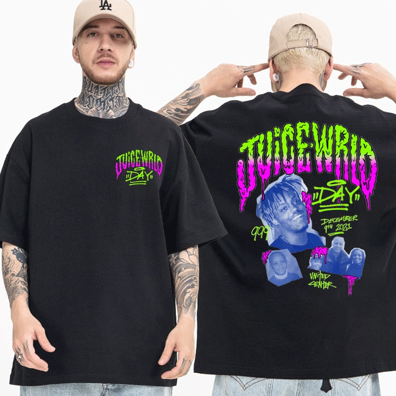 Juice Wrld Legends Never Die T shirt  Juice Has Something To Say To Wrld Hoodie, Sweatshirt | CoreVibeTees.com (Image 1)