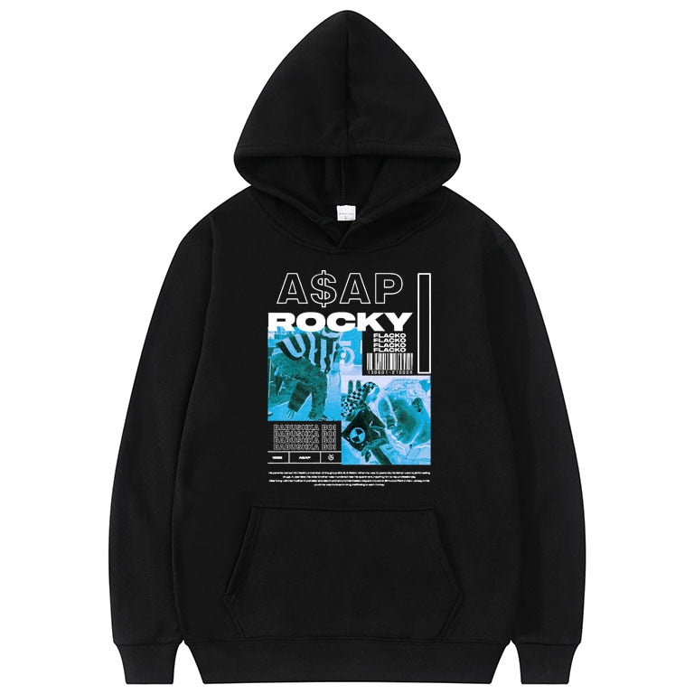 Asap Rocky Hoodies Oversized Streetwear Unisex Sweatshirt T-Shirts | CoreVibeTees.com (Image 1)