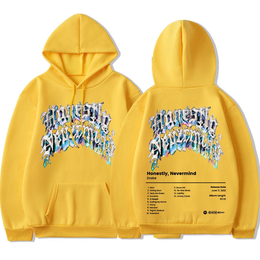 Drake Honestly Nevermind Hoodie Streetwear T-Shirts, Sweatshirt | CoreVibeTees.com (Image 3)