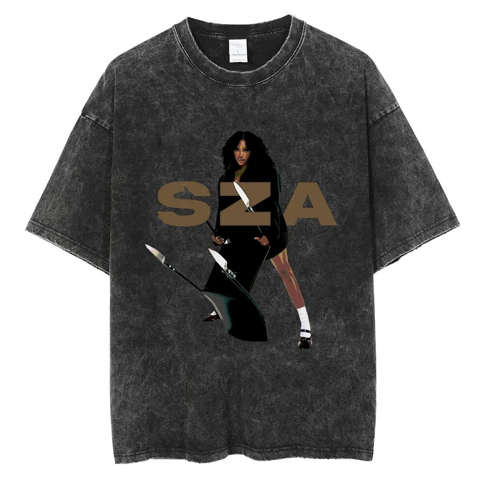 SZA Vintage T-shirt Style001 Hoodie, Sweatshirt | CoreVibeTees.com (Image 1)