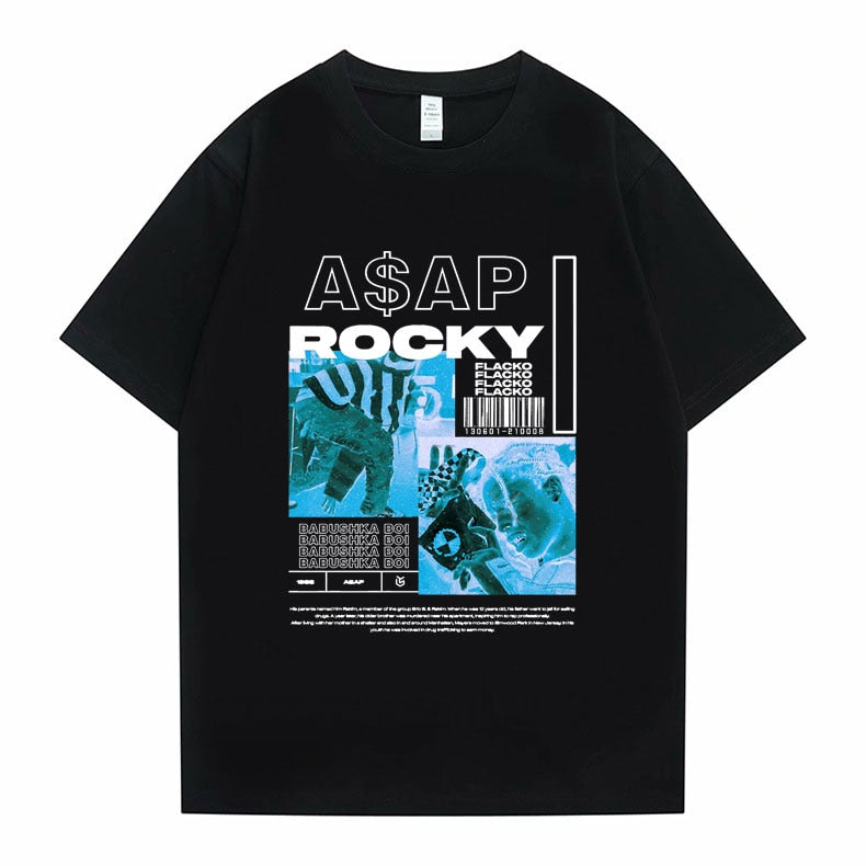 Asap Rocky  T shirt Oversized Streetwear Unisex Hoodie, Sweatshirt | CoreVibeTees.com (Image 1)