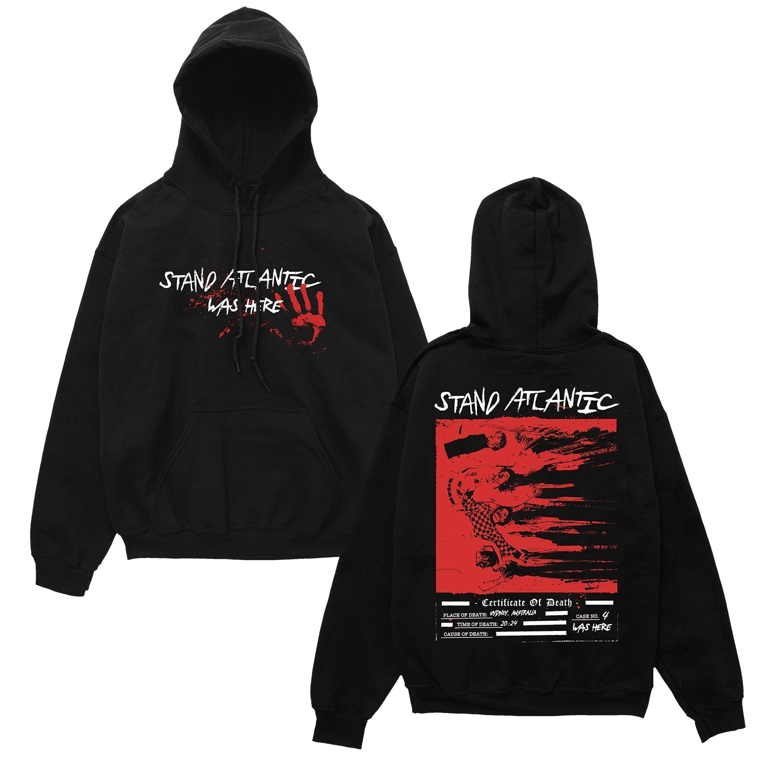 Was Here Hoodie (Black) T-Shirts, Sweatshirt | CoreVibeTees.com