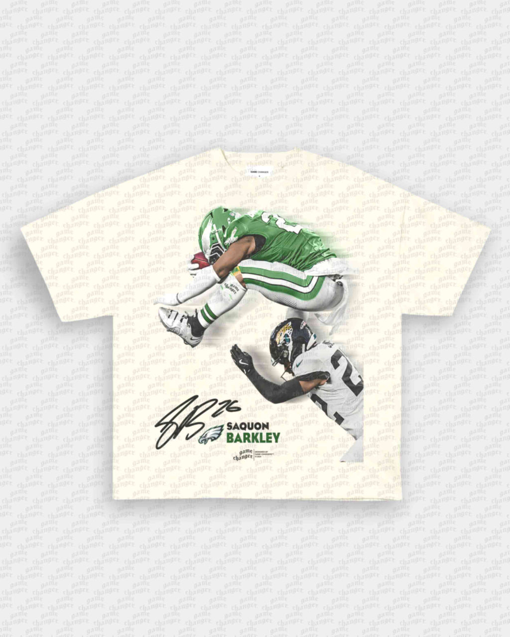 SAQUON REVERSE HURDLE TEE Hoodie, Sweatshirt | CoreVibeTees.com (Image 2)
