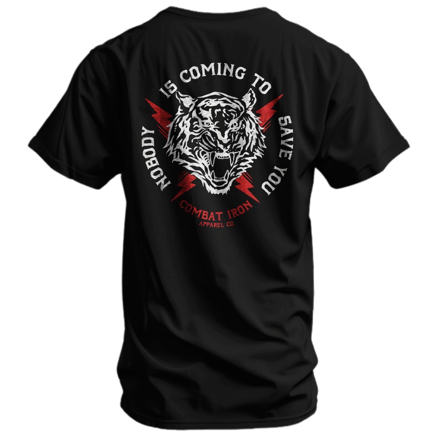 Nobody Is Coming To Save You Men's T-Shirt Hoodie, Sweatshirt | CoreVibeTees.com (Image 1)