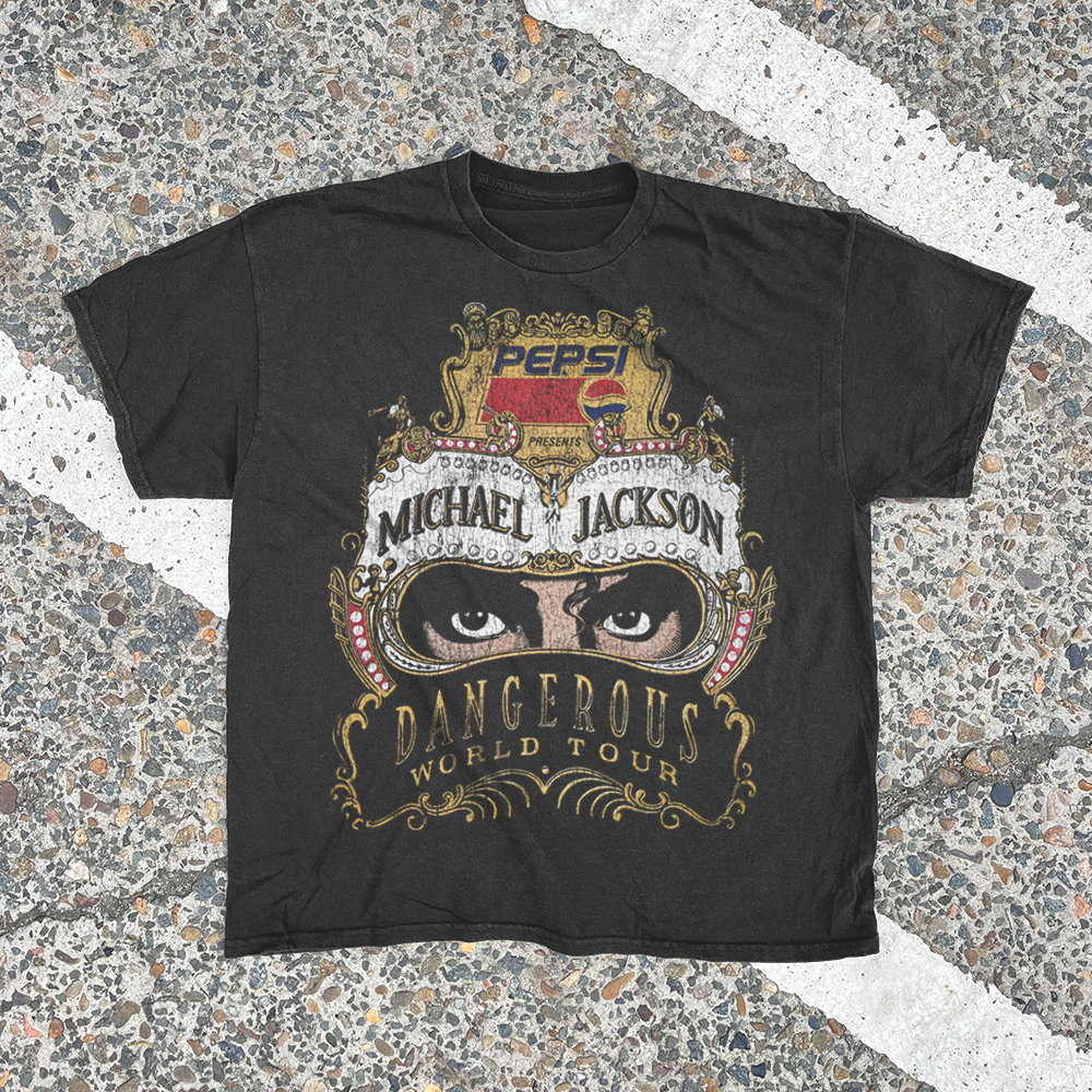 MJ'S DANGER0US  90'S - VINTAGE BLACK T-SHIRT Hoodie, Sweatshirt | CoreVibeTees.com (Image 1)