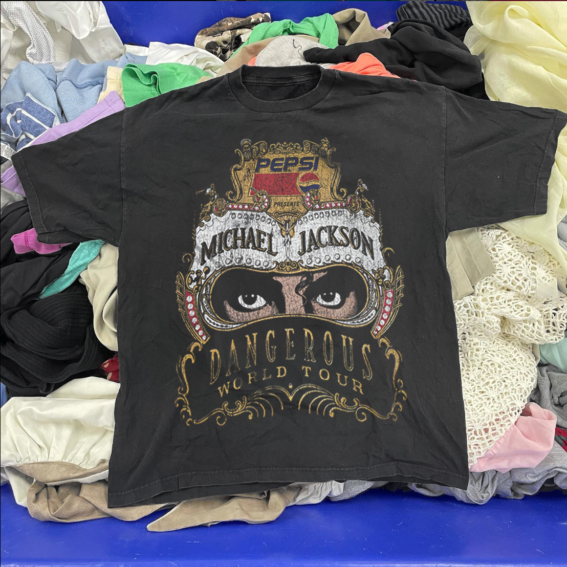 MJ'S DANGER0US  90'S - VINTAGE BLACK T-SHIRT Hoodie, Sweatshirt | CoreVibeTees.com (Image 2)