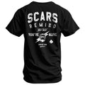Scars Remind You That You're Alive Men's T-Shirt Hoodie, Sweatshirt | CoreVibeTees.com (Image 1)