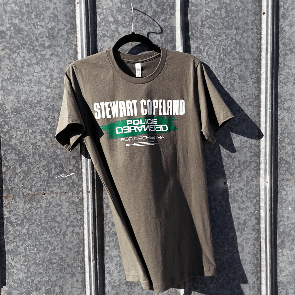 Police Deranged Drummer Green T-Shirt Hoodie, Sweatshirt | CoreVibeTees.com (Image 2)